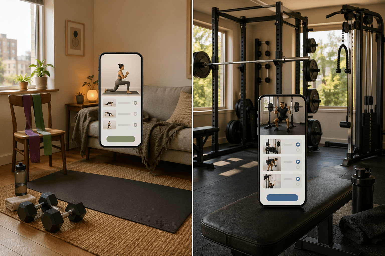 AI vs Human Coaching in Workout Apps: Which Approach Is Better for Intermediate Home Fitness?