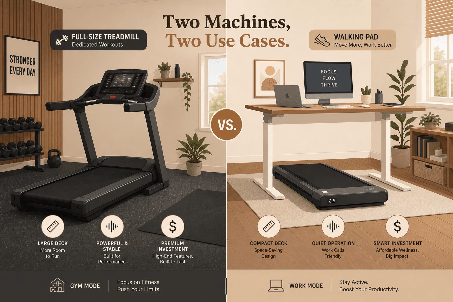 Walking Pad vs. Full-Size Treadmill: A 3-Year Durability and Total Cost of Ownership Comparison