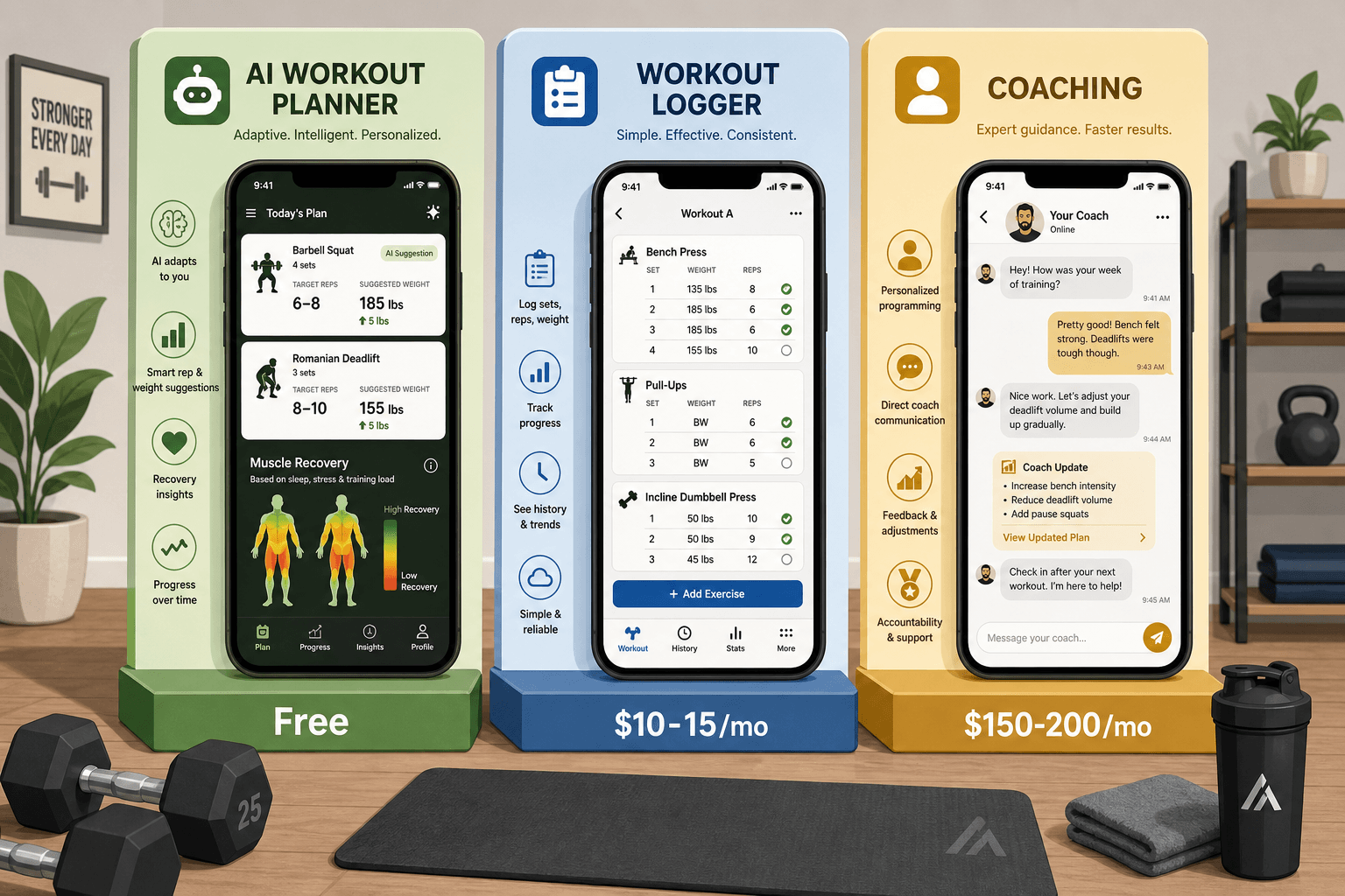 The 2026 Strength Training App Landscape: AI Planners vs. Manual Trackers vs. Human-Coached Platforms