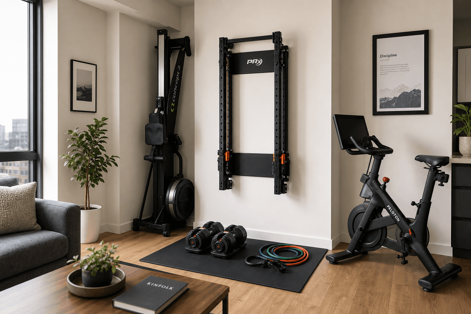 Best Home Gym Equipment for Apartments: Compact Setups Compared by Footprint, Storage, and Noise
