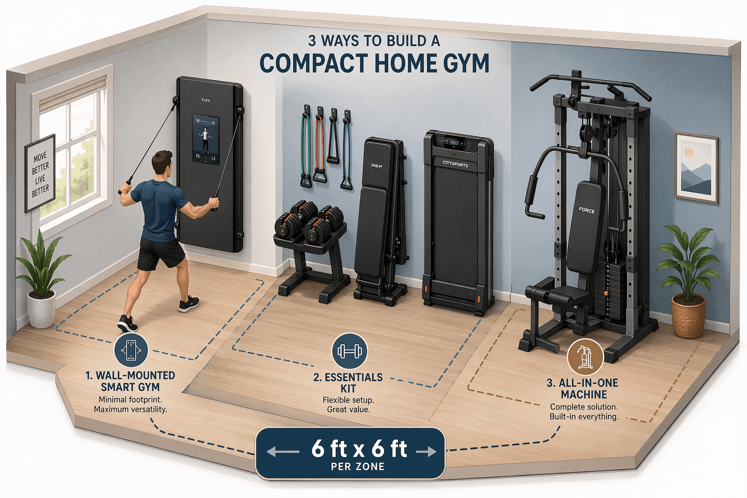 Compact Home Gym Buyer's Guide: 8 Questions to Answer Before Buying a Single Piece of Gear