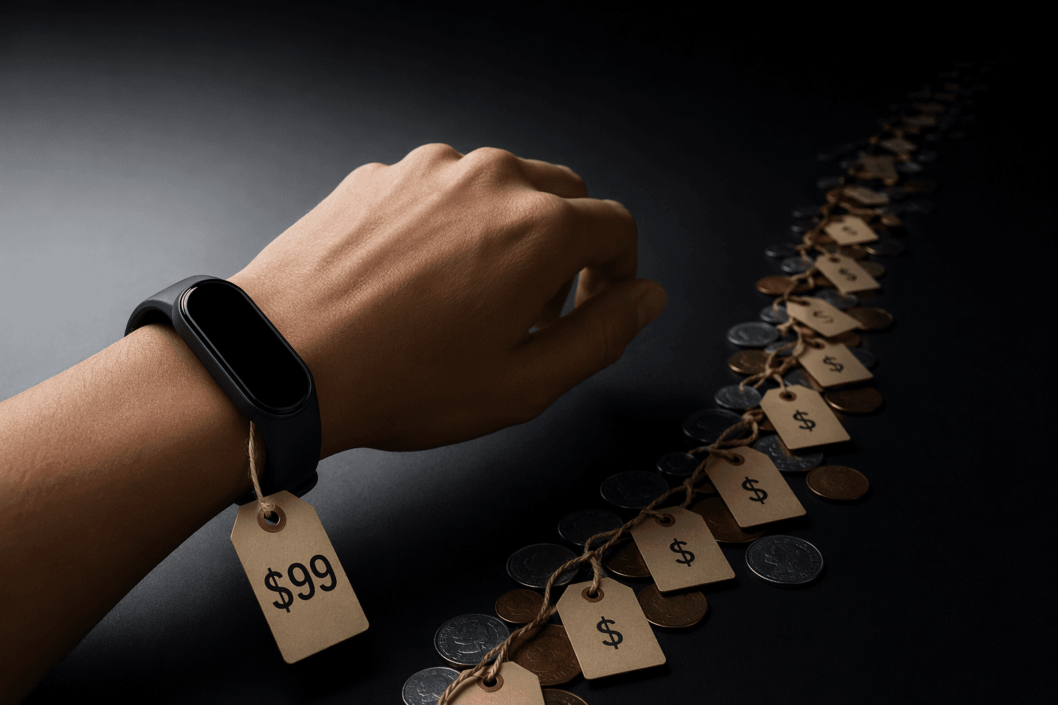 Fitness tracker with a low price tag followed by hidden subscription costs