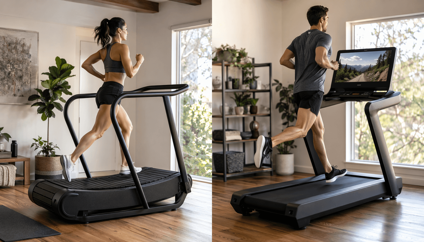 Manual vs. Motorized Treadmills for Runners: When a Curved Non-Motorized Treadmill Makes Sense for Home Training