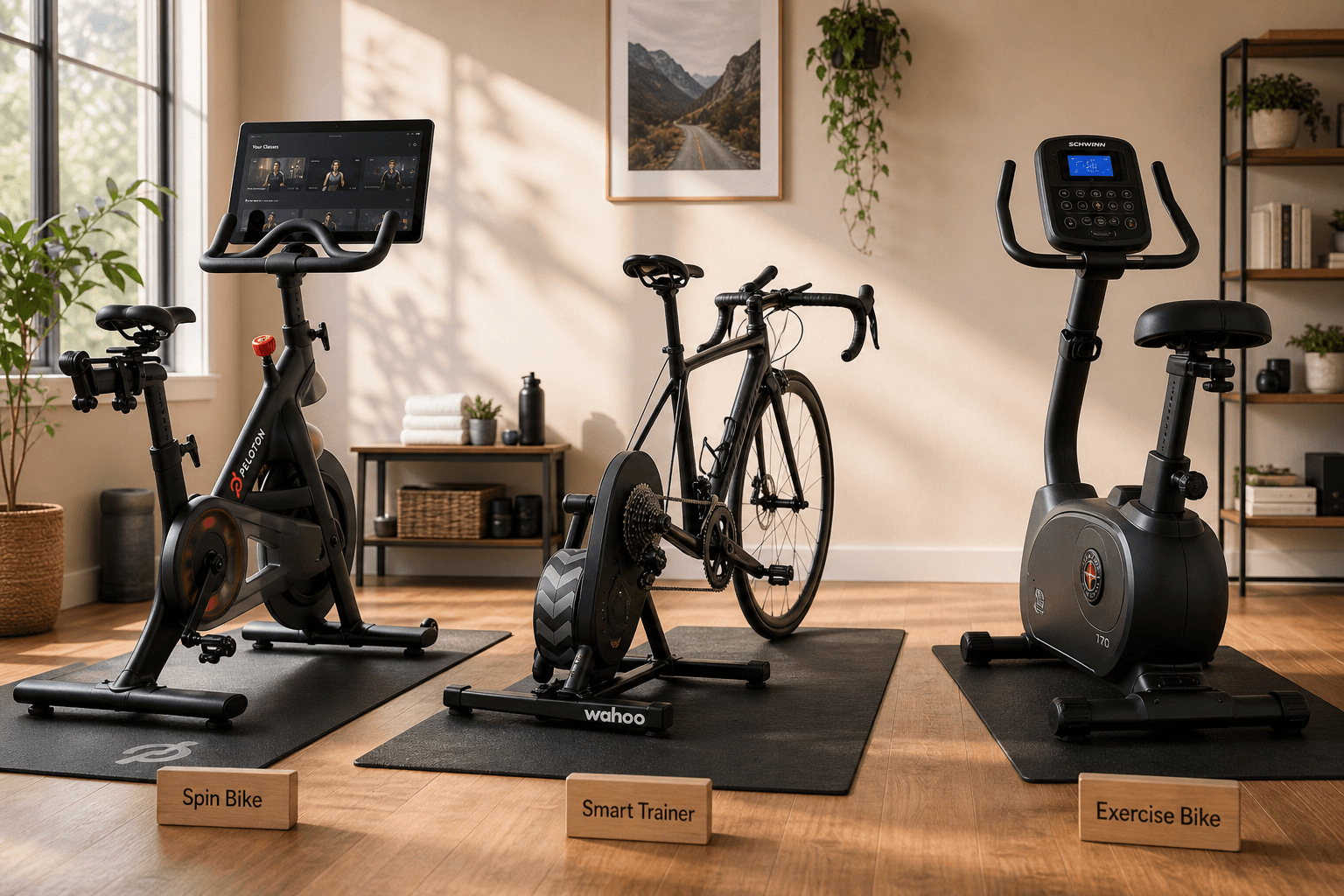 Exercise Bike vs. Smart Trainer vs. Spin Bike: Which Home Cardio Machine Should You Buy?