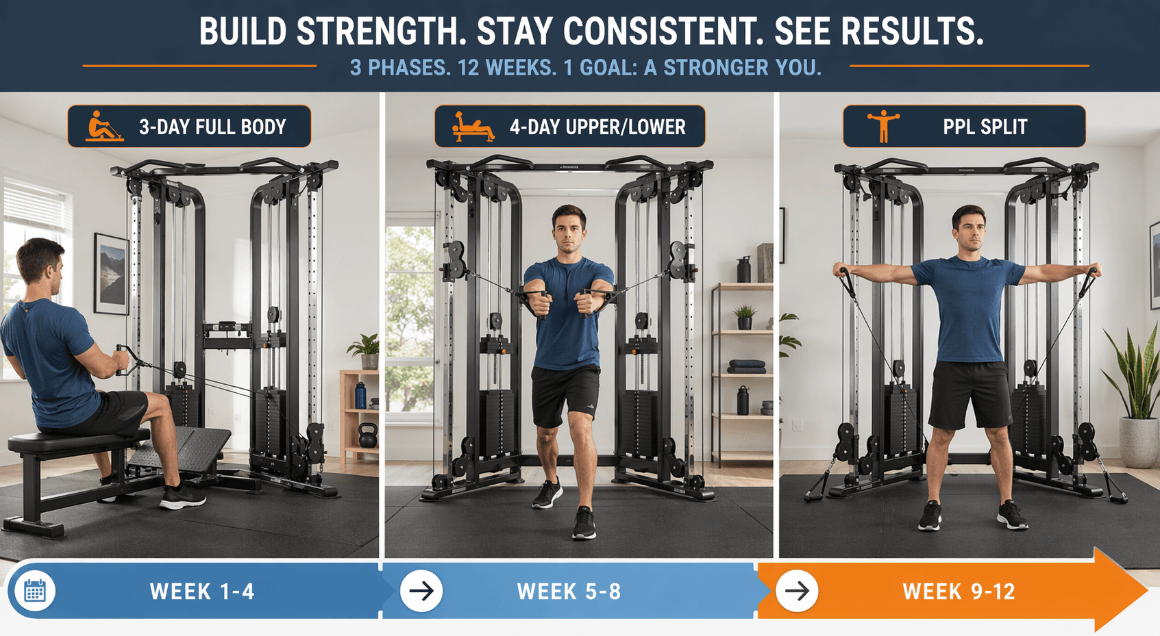The Ultimate Cable Machine Workout: Full-Body Routines for Any Home Gym Cable Setup