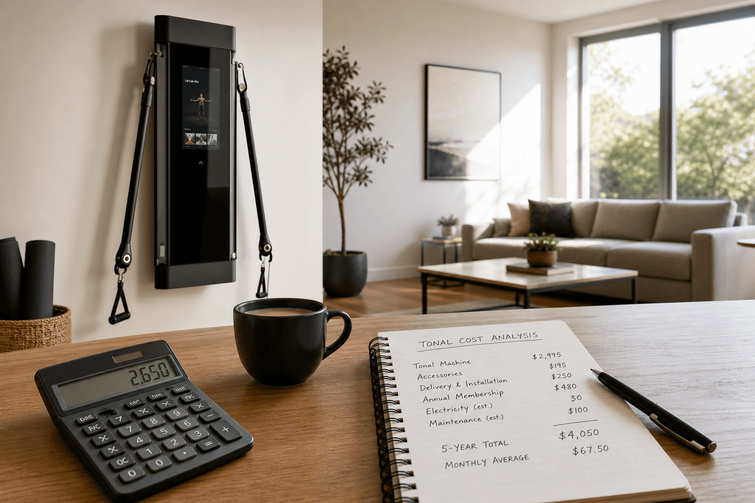 Tonal Home Gym Total Cost of Ownership: An Honest Year-by-Year Breakdown