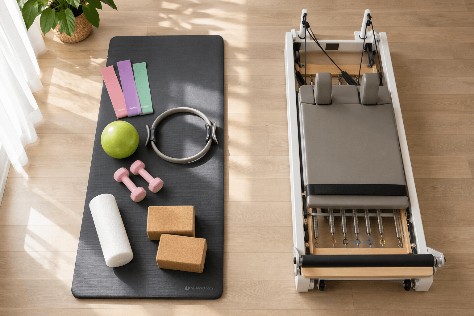 At-Home Pilates Equipment: Reformer vs. Mat-and-Props — Which Setup Is Right for You?