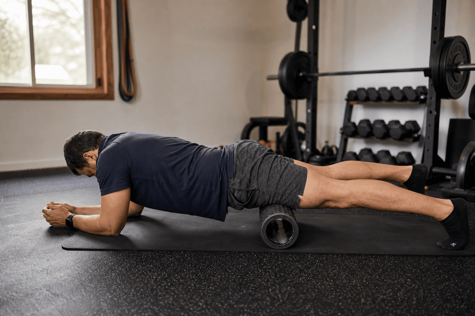 Foam Rolling and Active Recovery for Home Gym Training