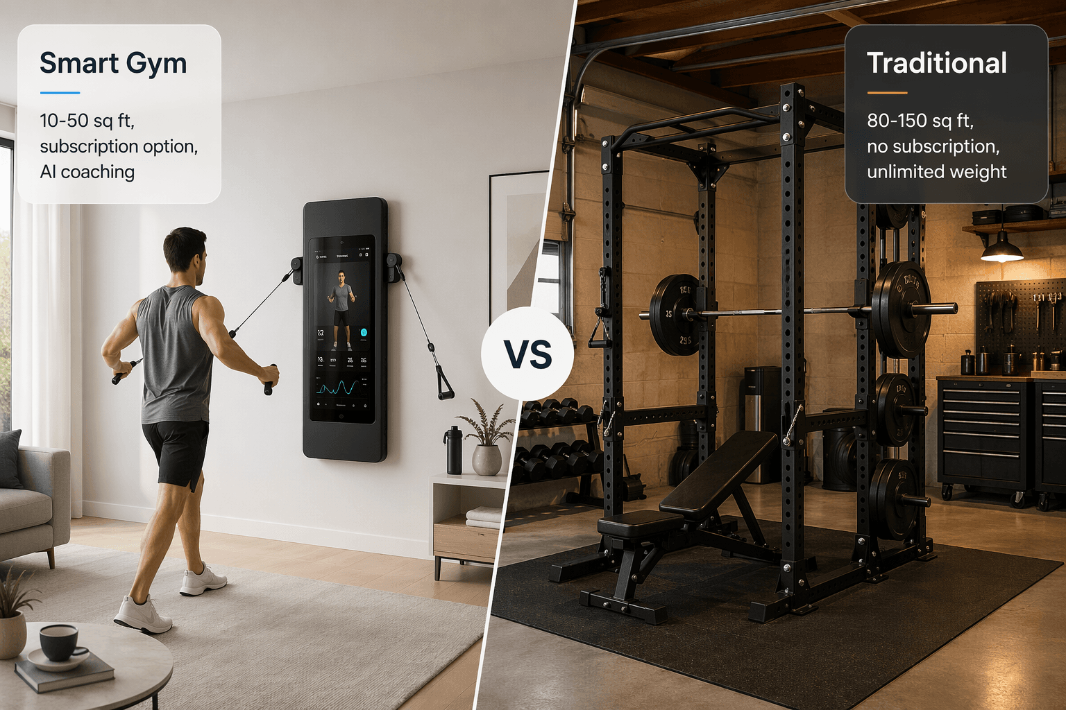 Smart Home Gym Comparison 2026: Head-to-Head Spec Clash of All-in-One Strength Systems