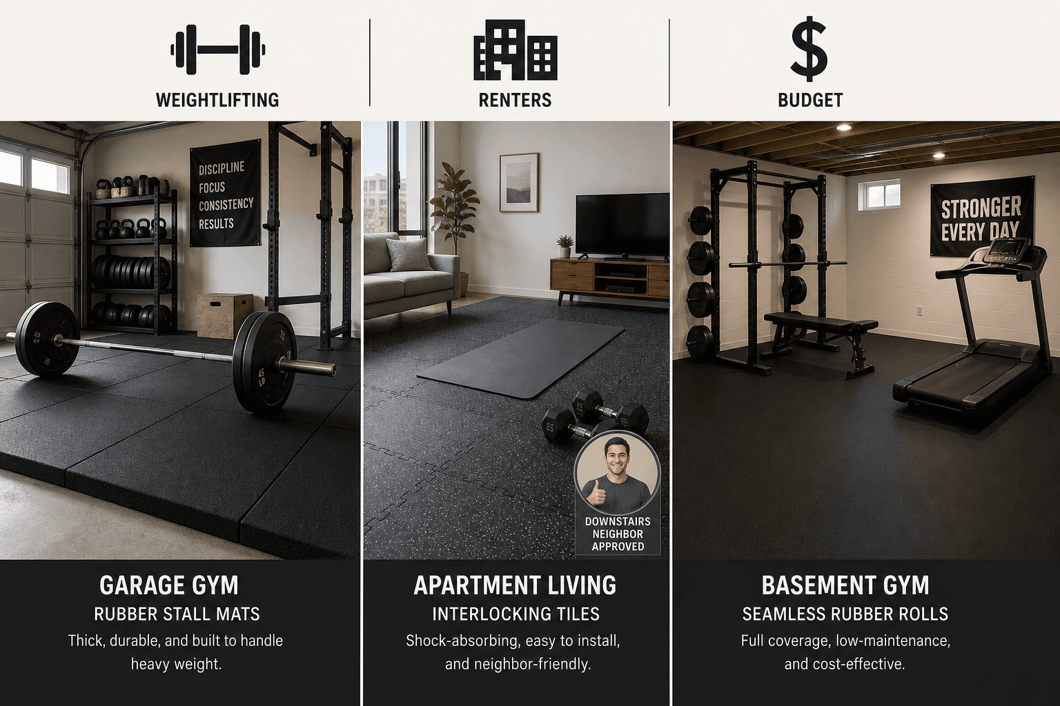 How Much Does Home Gym Flooring Cost? Per-Square-Foot Pricing for Every Material (2026)