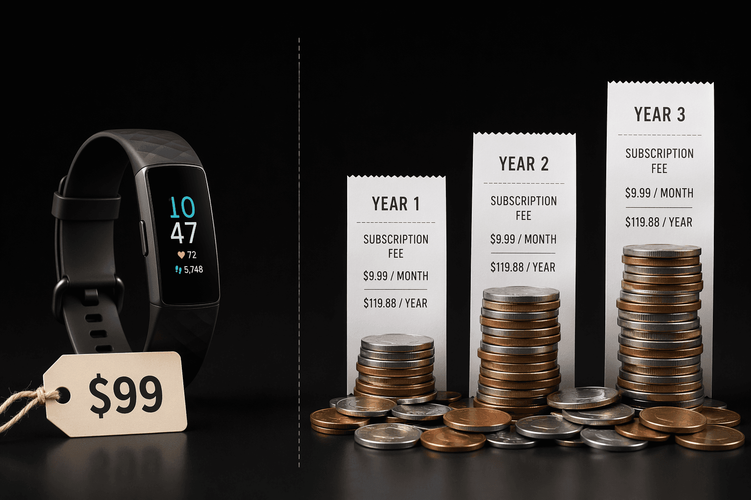 Fitness Tracker Subscription Trap: The True 3-Year Cost of Ownership