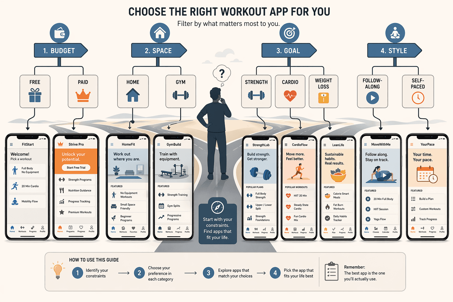 Free vs. Paid Workout Apps for Beginners: What You Get, What You Sacrifice, and When Upgrading Makes Sense