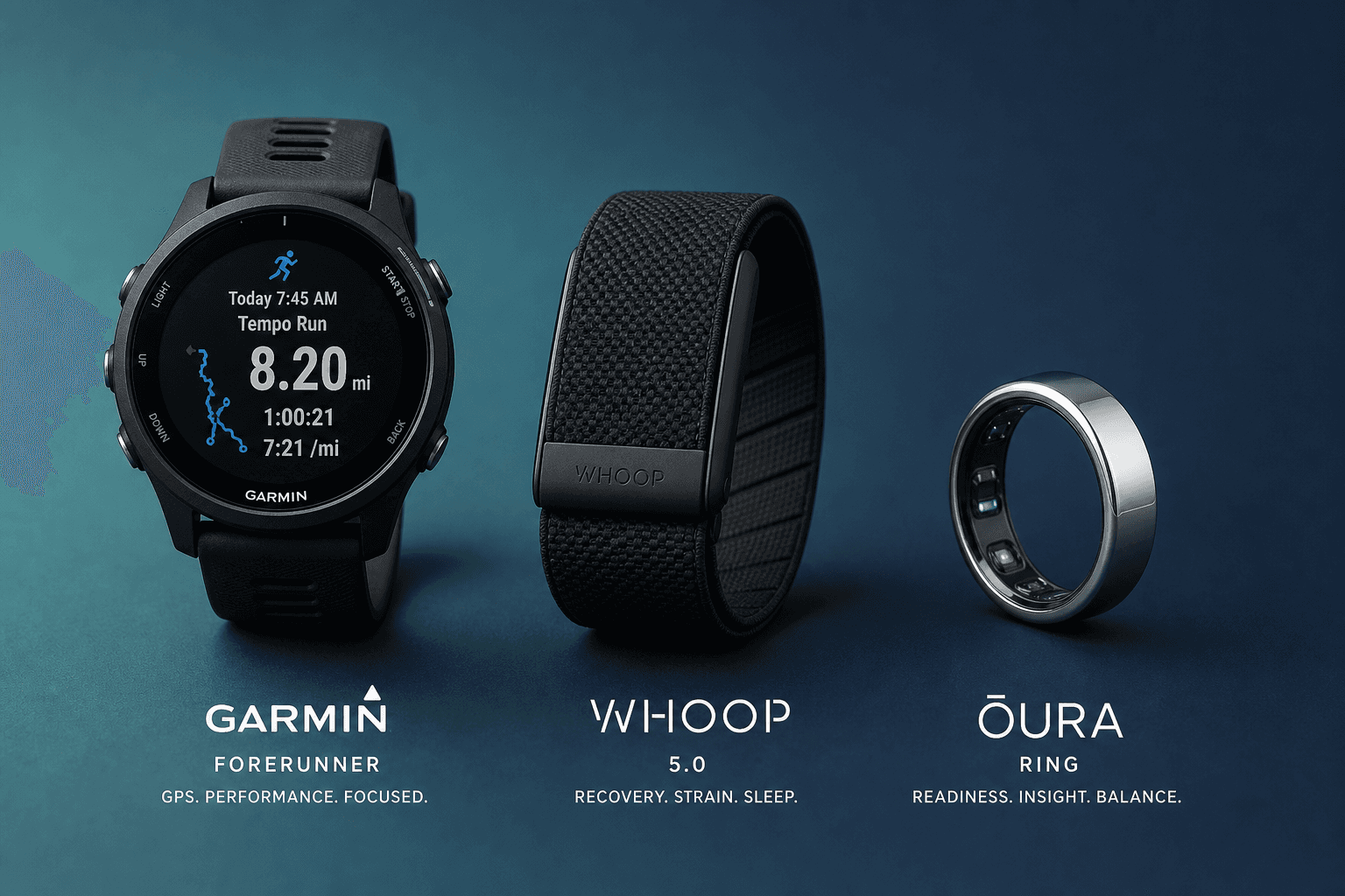 Garmin vs. Whoop vs. Oura: Which Fitness Tracker Ecosystem Is Right for Your Home Fitness Practice?