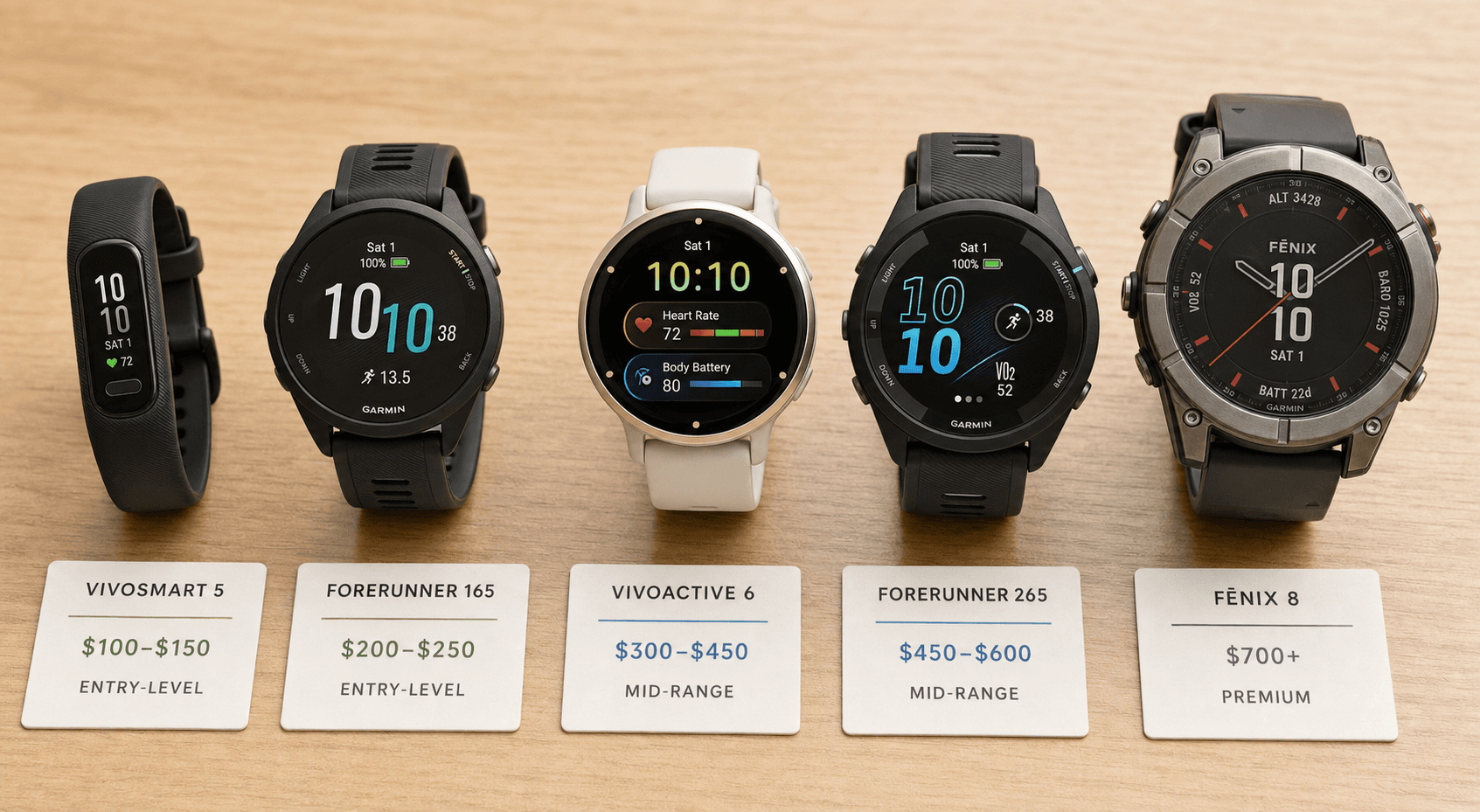 Which Garmin Fitness Tracker Should You Buy? (2026 Tiered Buyer's Guide)