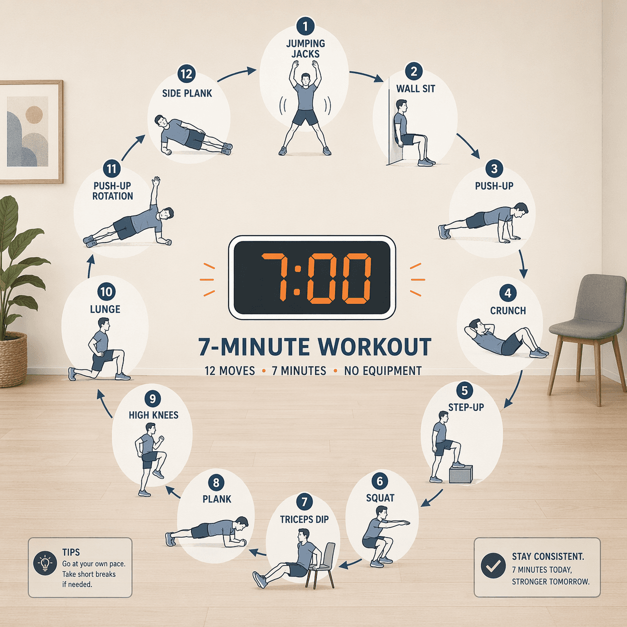 The 7-Minute Workout: What the Research Actually Says About Its Benefits and Limitations
