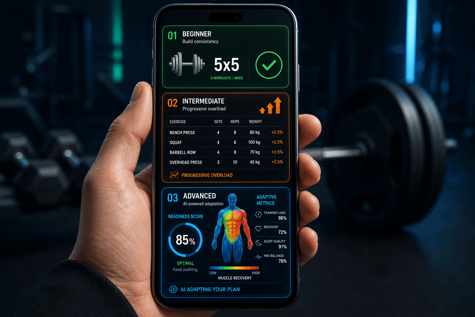Best Strength Training Apps for Beginners, Intermediates, and Advanced Lifters (2026)