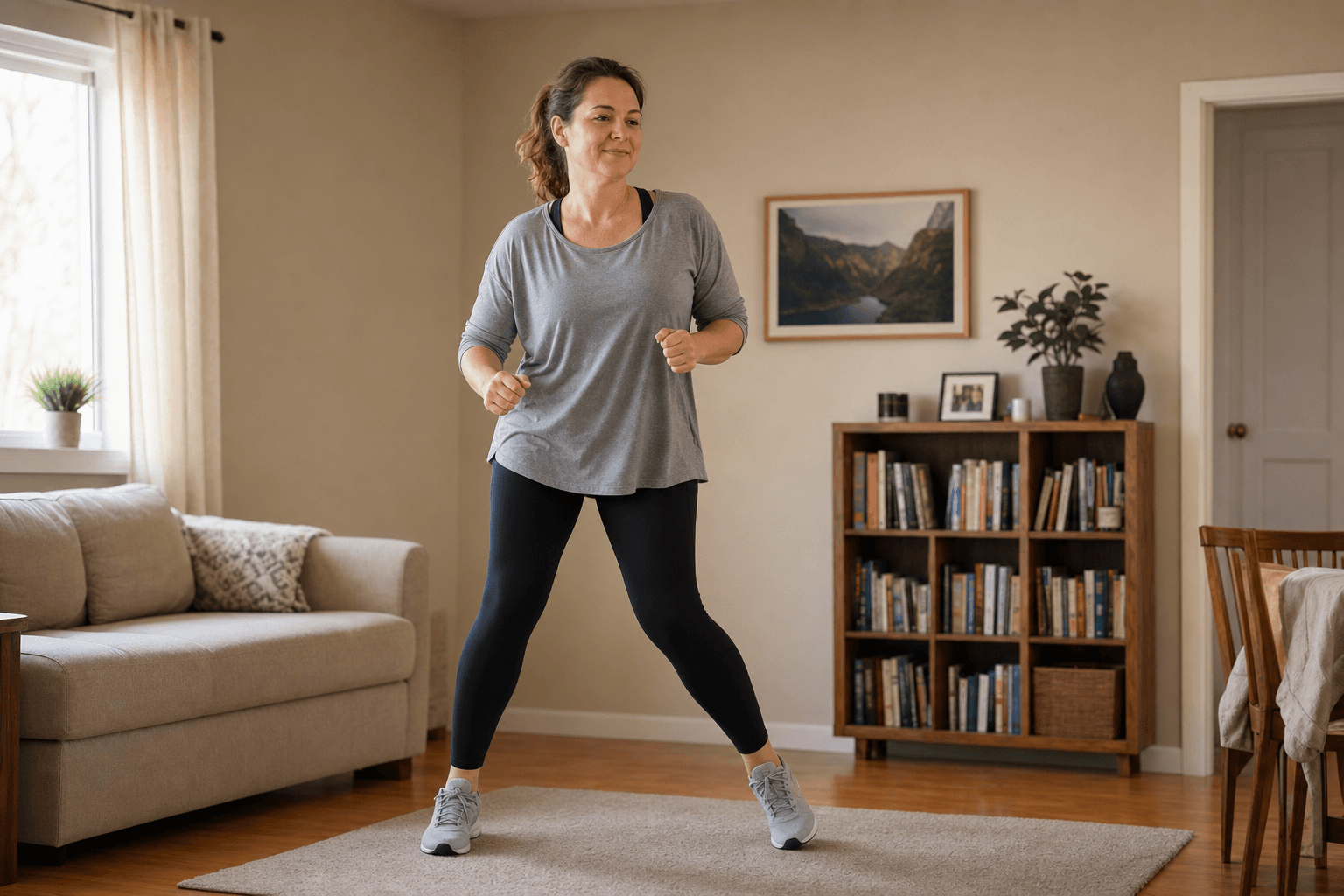4-Week Beginner Cardio Training Plan at Home (No Equipment Needed)