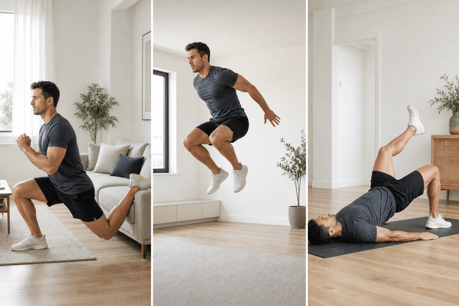 Leg Workouts at Home: Three Complete Programs by Training Goal