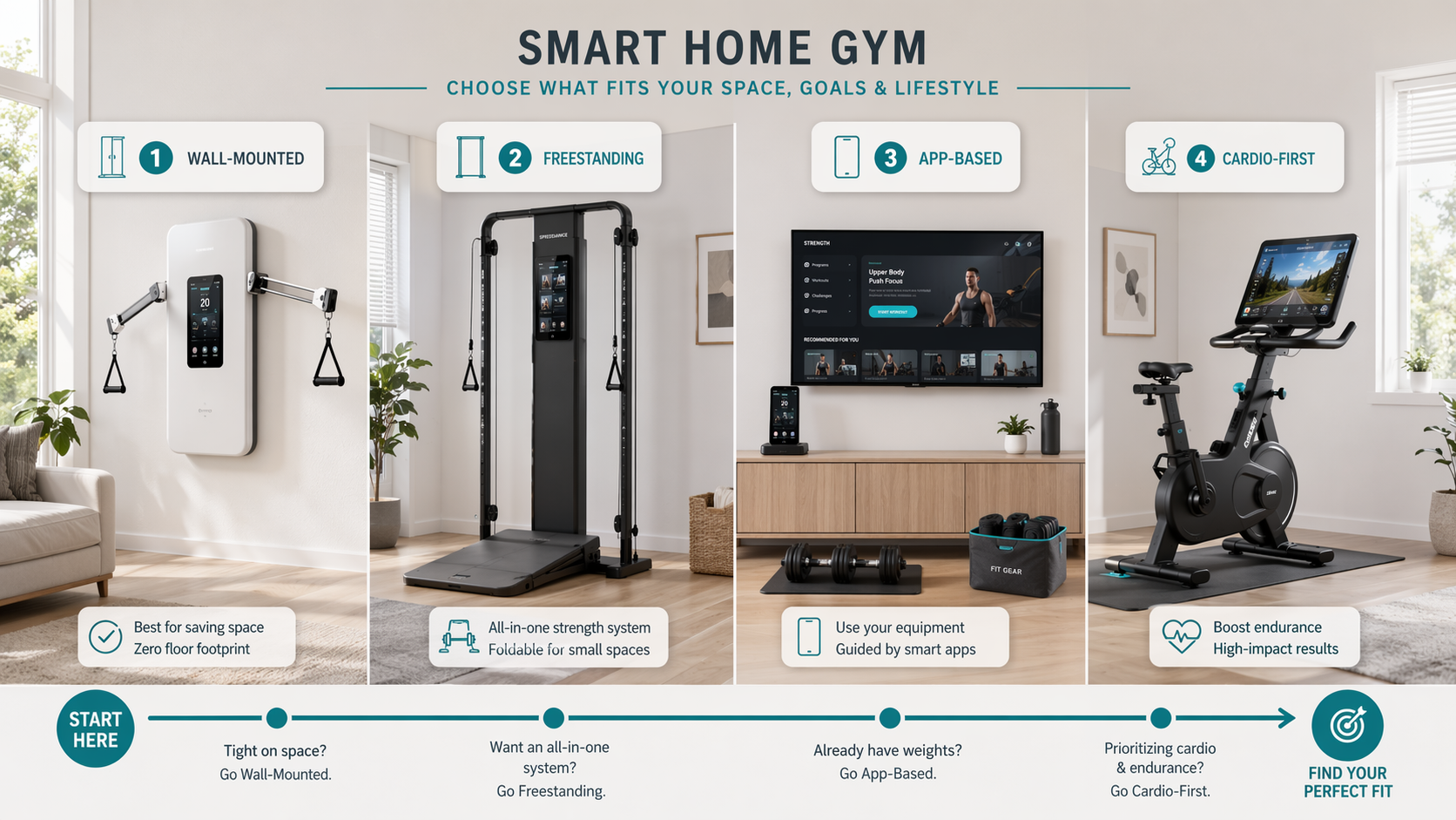 Smart Home Gym Comparison Guide (2026) — Which Type Is Right for You?
