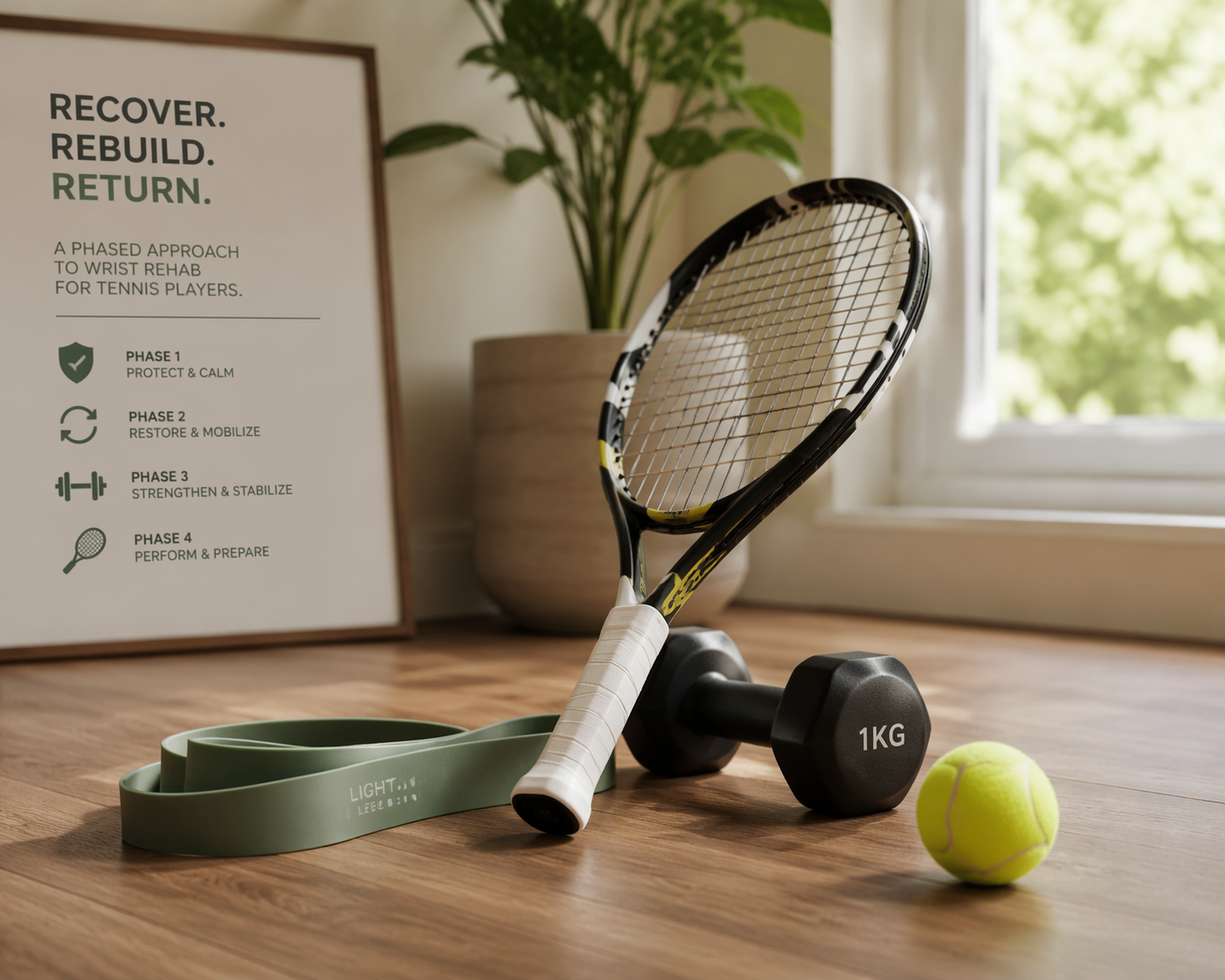 Wrist Rehab Exercises at Home for Tennis Players
