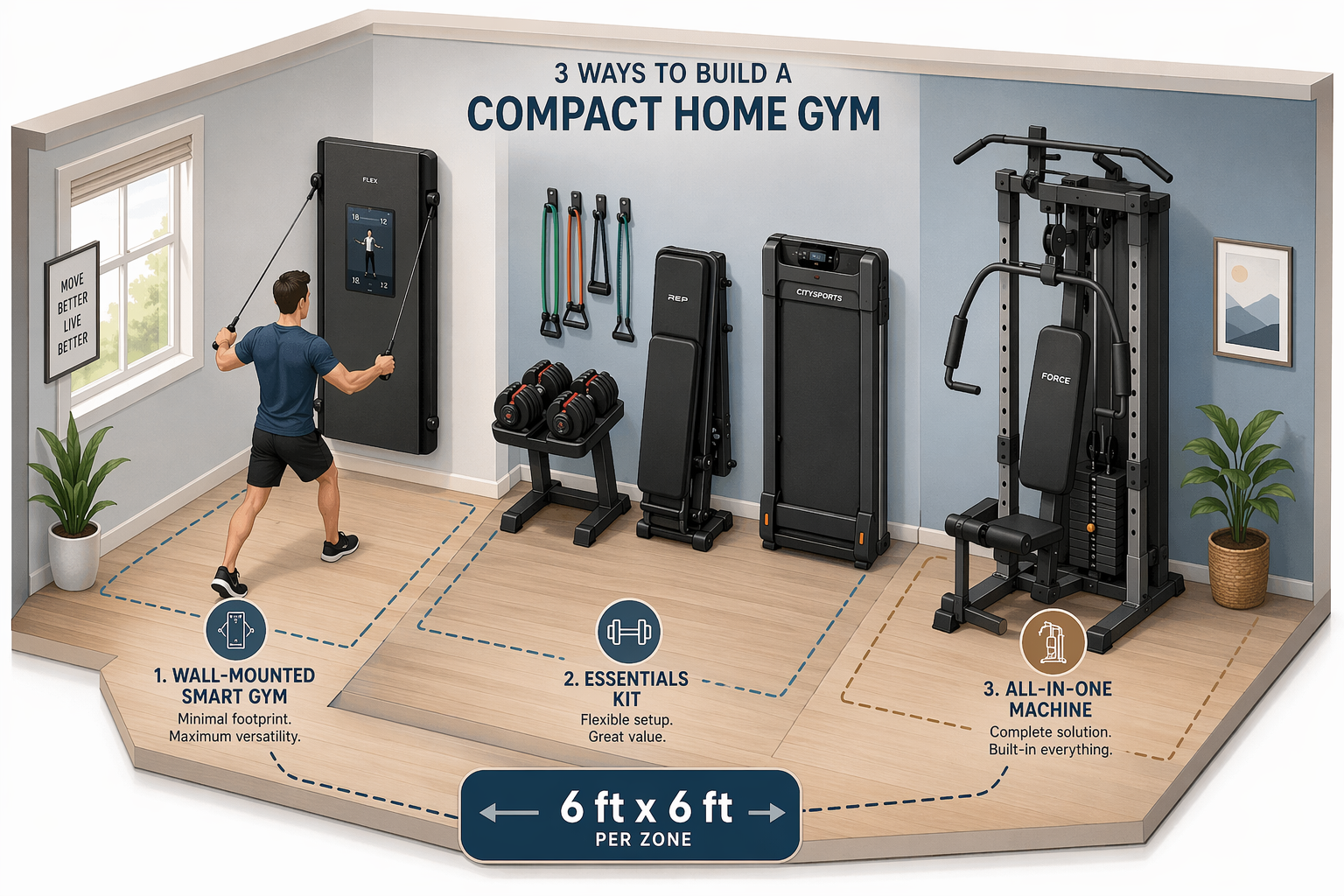 Compact Home Gym Buyer's Guide: 8 Questions to Answer Before Buying a Single Piece of Gear