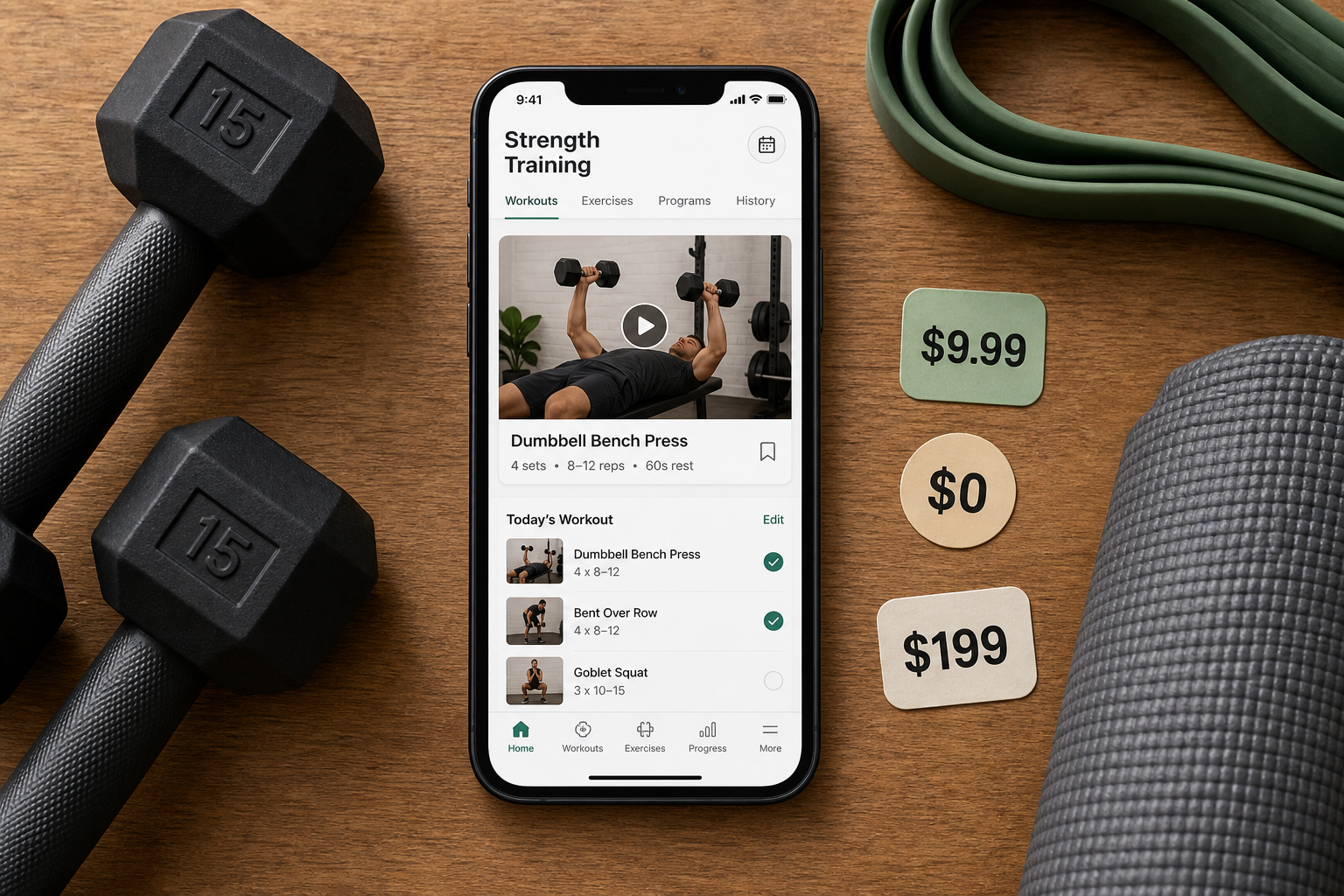 Strength Training Apps for Small-Space Home Gyms: Which Platforms Actually Adapt to Limited Equipment