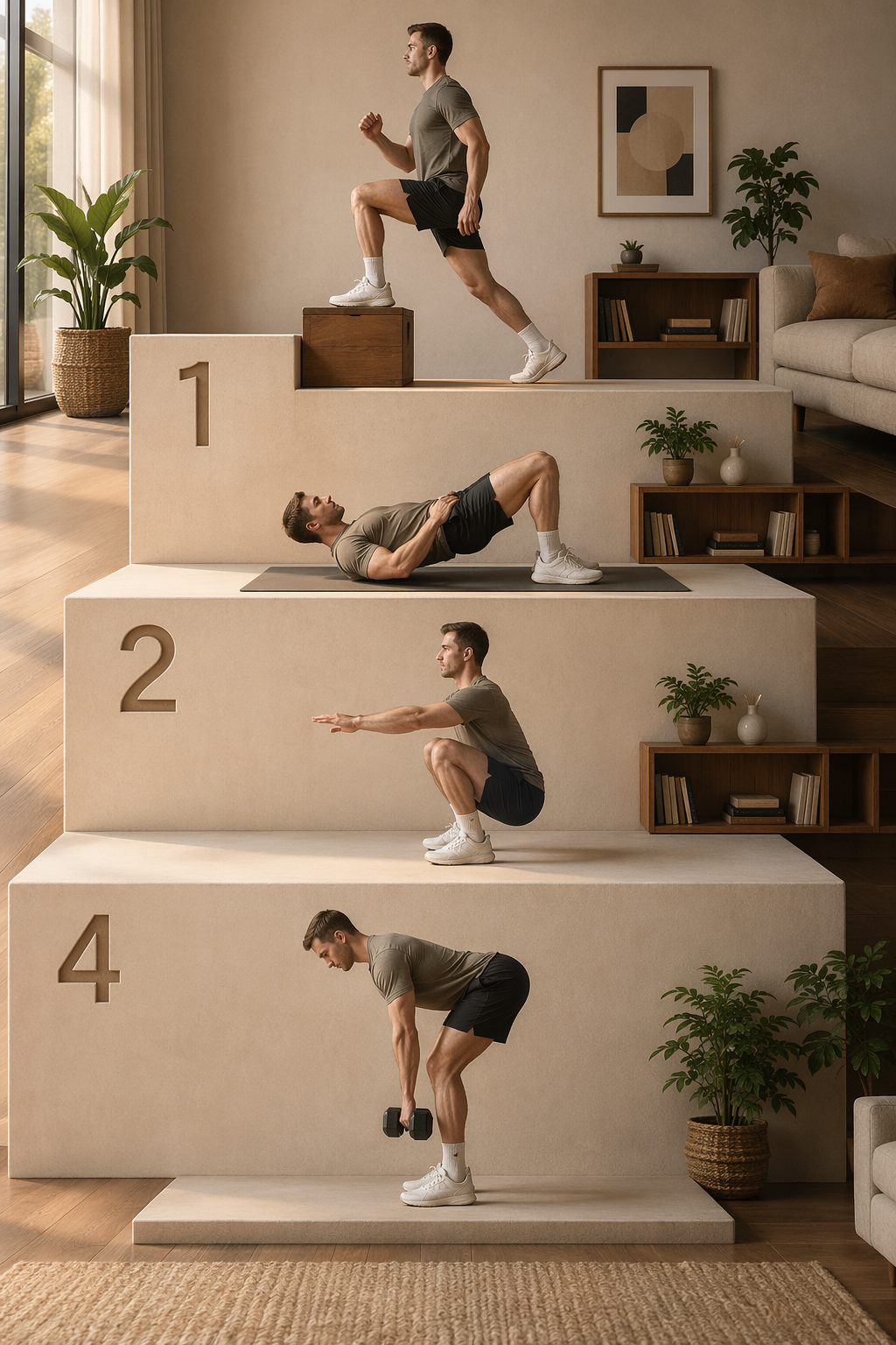 Home Leg Exercises, Ranked by Science: Which Deliver the Most Muscle Activation