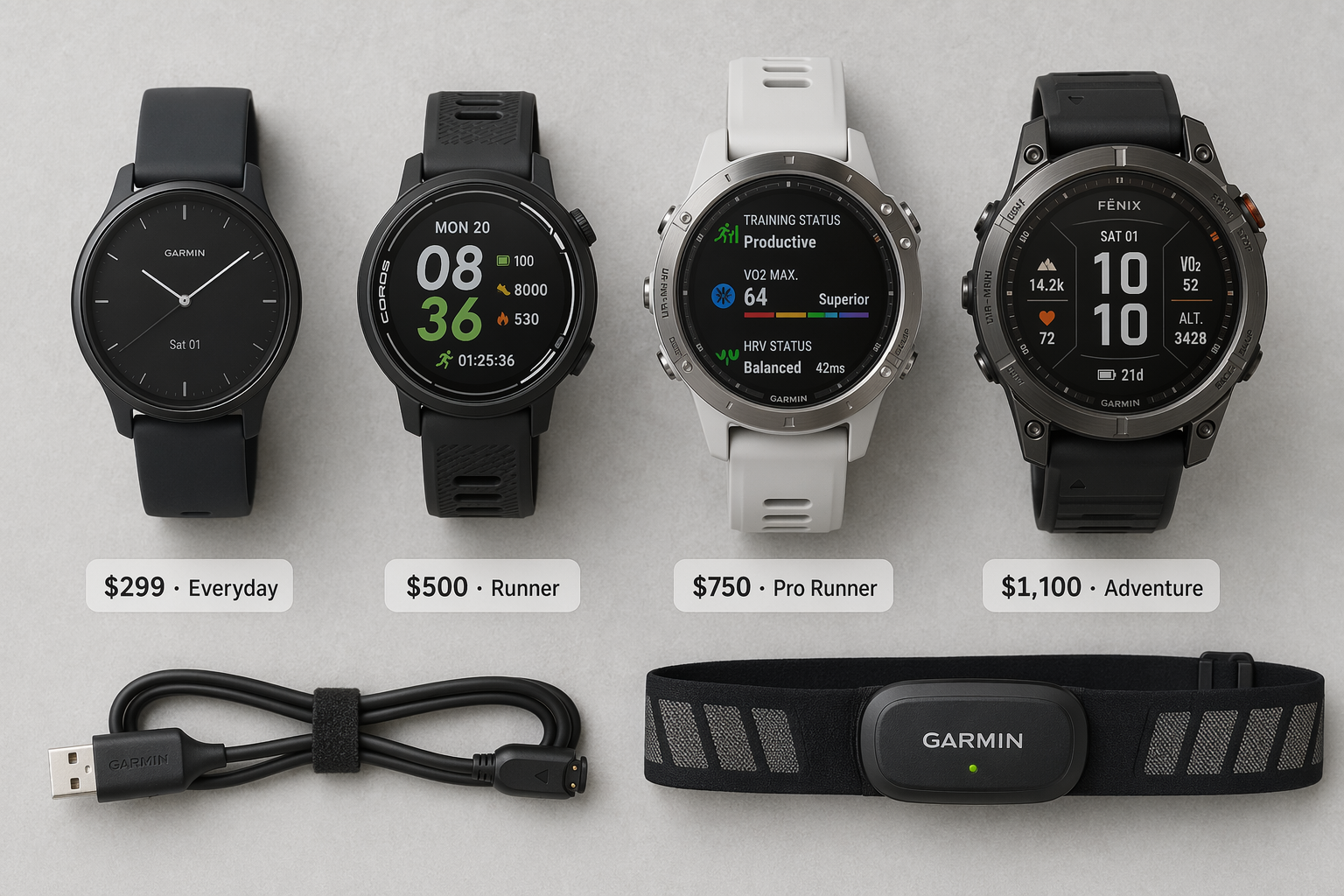 The Hidden Cost of Owning a Garmin Fitness Tracker: Device Price, Accessories, and Subscriptions Add Up