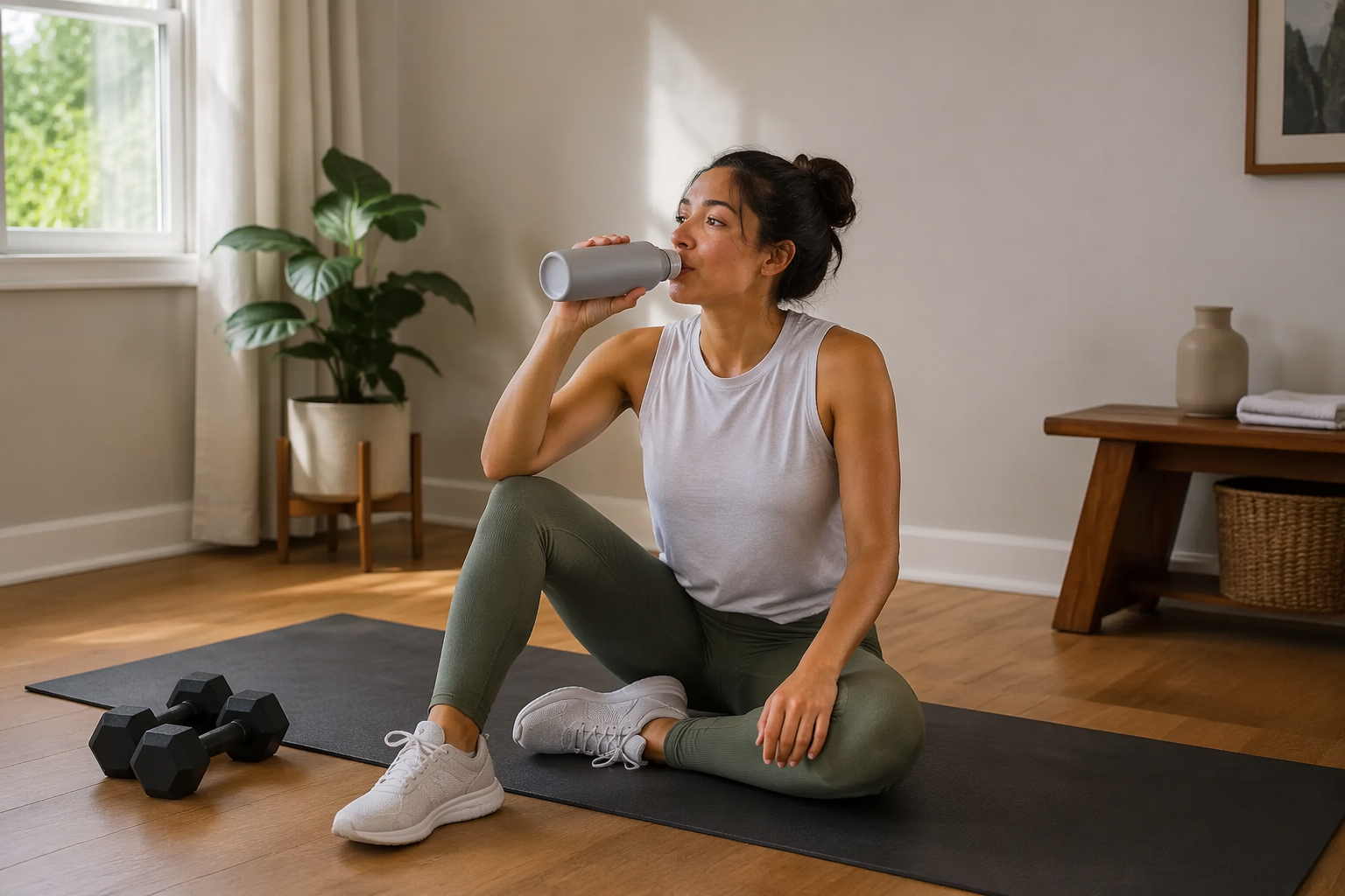 Can You Hydrate With Just Water During Home Workouts?