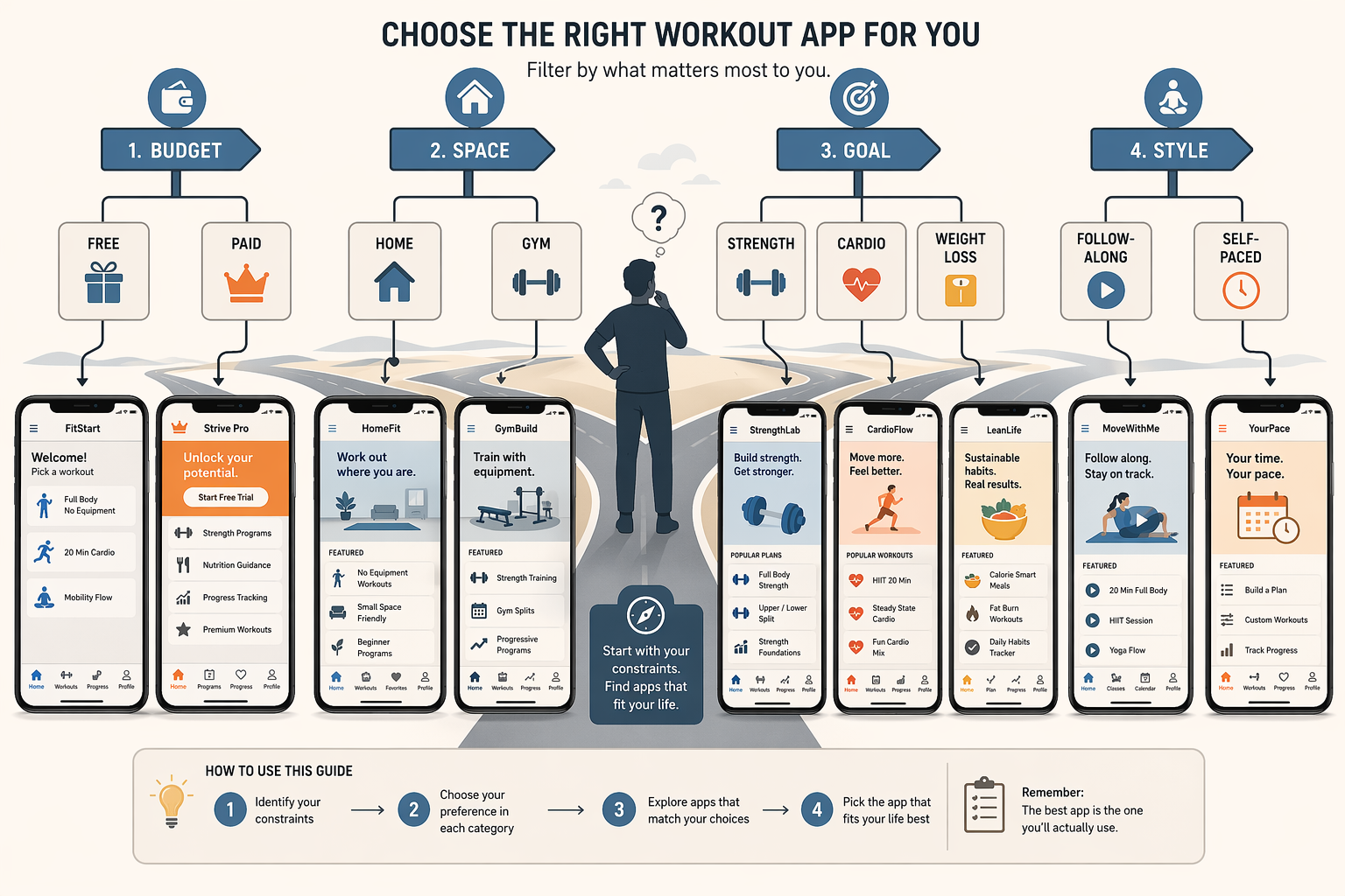 Free vs. Paid Workout Apps for Beginners: What You Get, What You Sacrifice, and When Upgrading Makes Sense