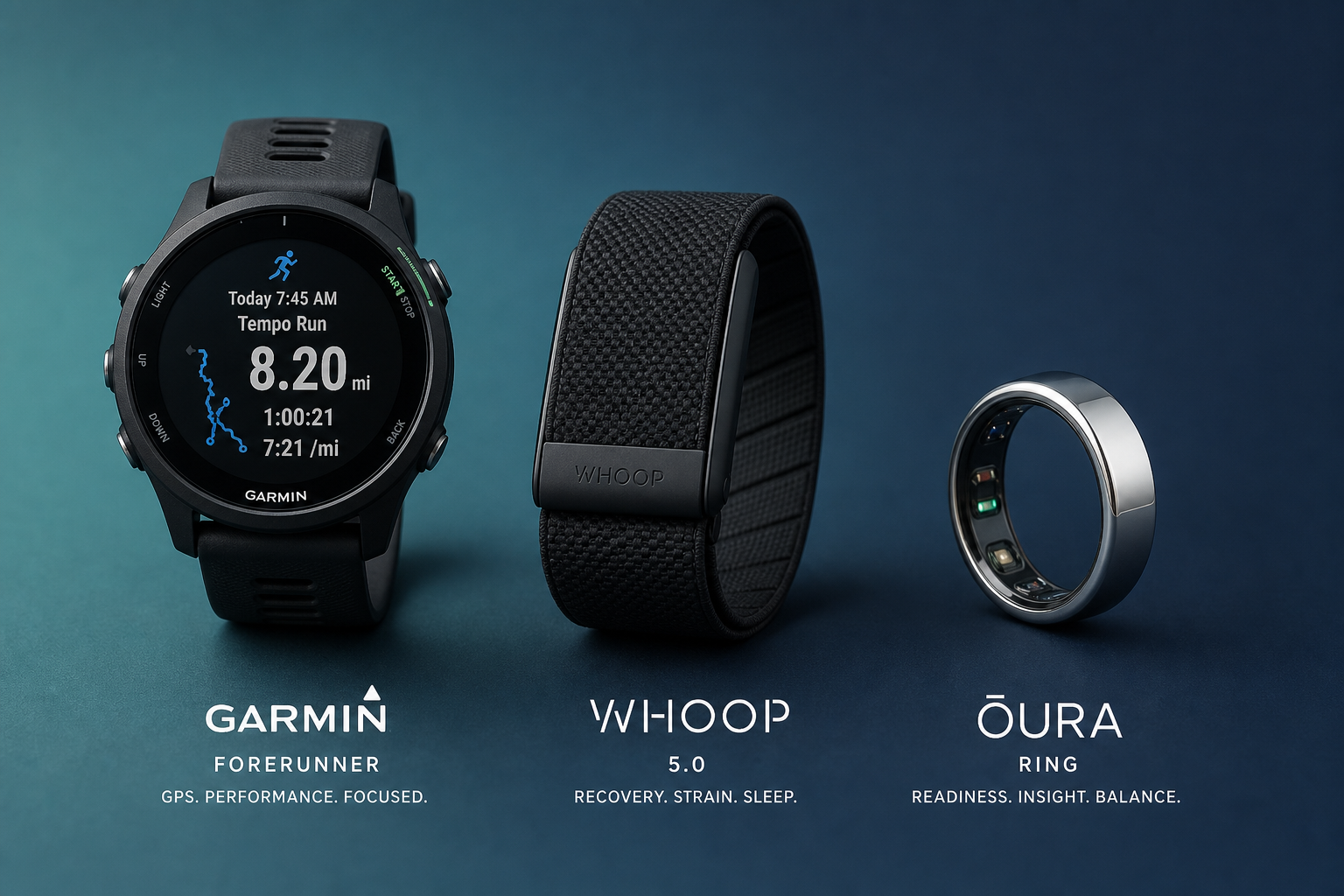 Garmin vs. Whoop vs. Oura: Which Fitness Tracker Ecosystem Is Right for Your Home Fitness Practice?