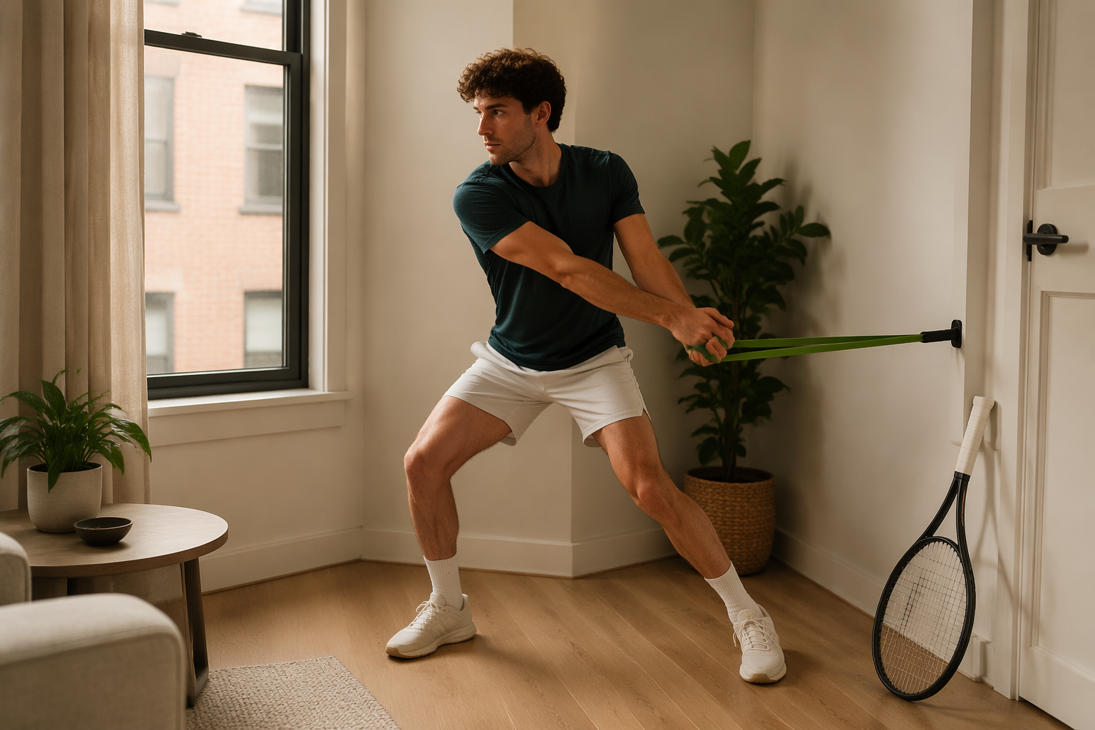 Wimbledon Tennis Training Tips You Can Do at Home with Bands