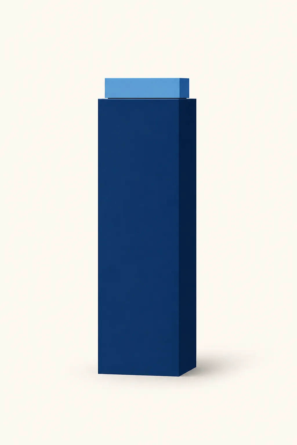 Simple illustration of a large block with a much smaller block on top, suggesting training as the larger driver and protein as a smaller add-on