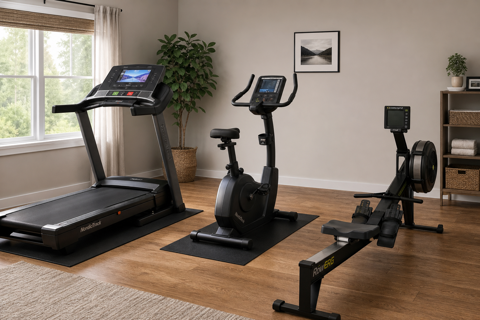 Treadmill vs. Exercise Bike vs. Rowing Machine: Choosing the Best Home Cardio Machine for Your Goals