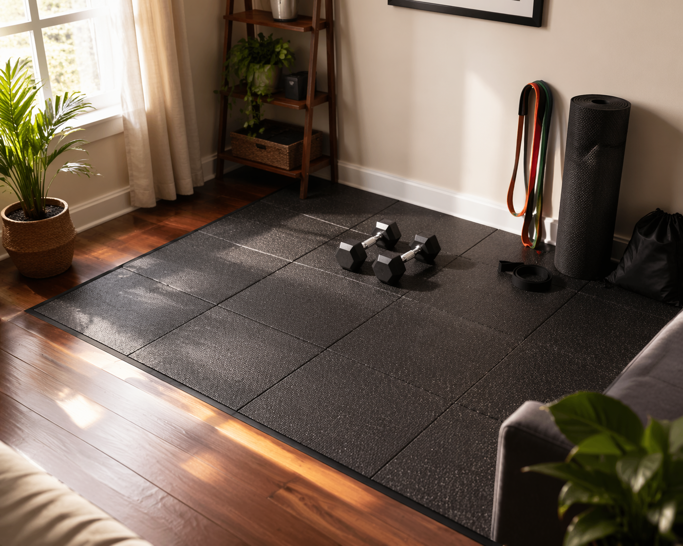 Home Gym Flooring by Workout Type: A Buyer's Guide to Thickness, Material & Format